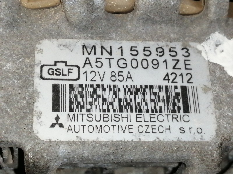 Recambio de alternador para smart forfour básico (70kw) referencia OEM IAM MN155953  