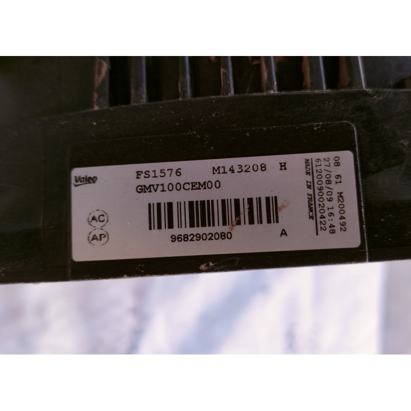 Recambio de electroventilador para citroën c3 1.1 cool referencia OEM IAM GMV100CEM00 9682902080 / FS1576 M143208H