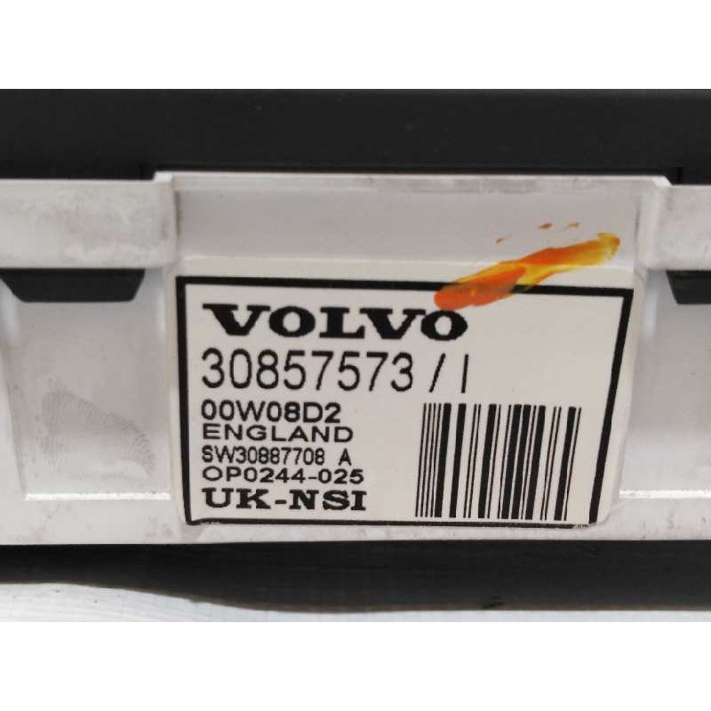 Recambio de cuadro instrumentos para volvo s40 berlina 1.8 16v cat referencia OEM IAM 30857573 SW30887708A 