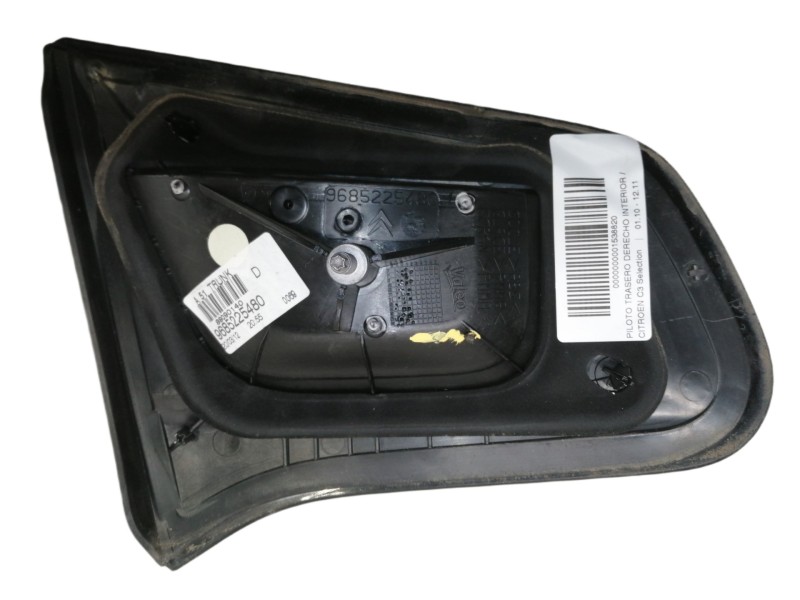 Recambio de piloto trasero derecho interior para citroën c3 selection referencia OEM IAM 9685225480 89090140 
