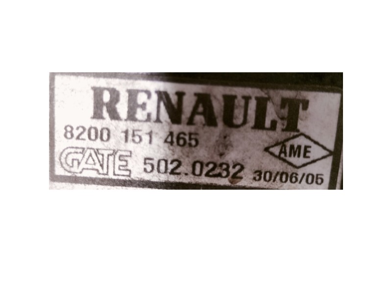Recambio de electroventilador para renault megane ii berlina 3p confort authentique referencia OEM IAM 8200151465  