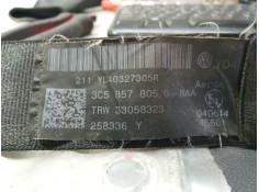 Recambio de cinturon seguridad trasero izquierdo para volkswagen passat berlina (3c2) highline referencia OEM IAM 3C5857805G TRW 2