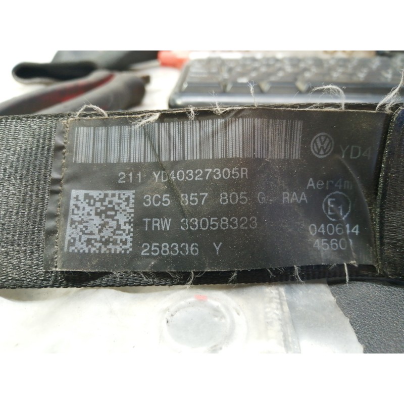Recambio de cinturon seguridad trasero izquierdo para volkswagen passat berlina (3c2) highline referencia OEM IAM 3C5857805G TRW