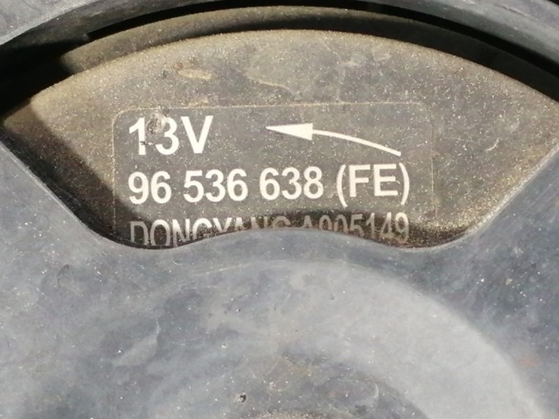 Recambio de electroventilador para chevrolet kalos 1.4 cat referencia OEM IAM 96536638FE  