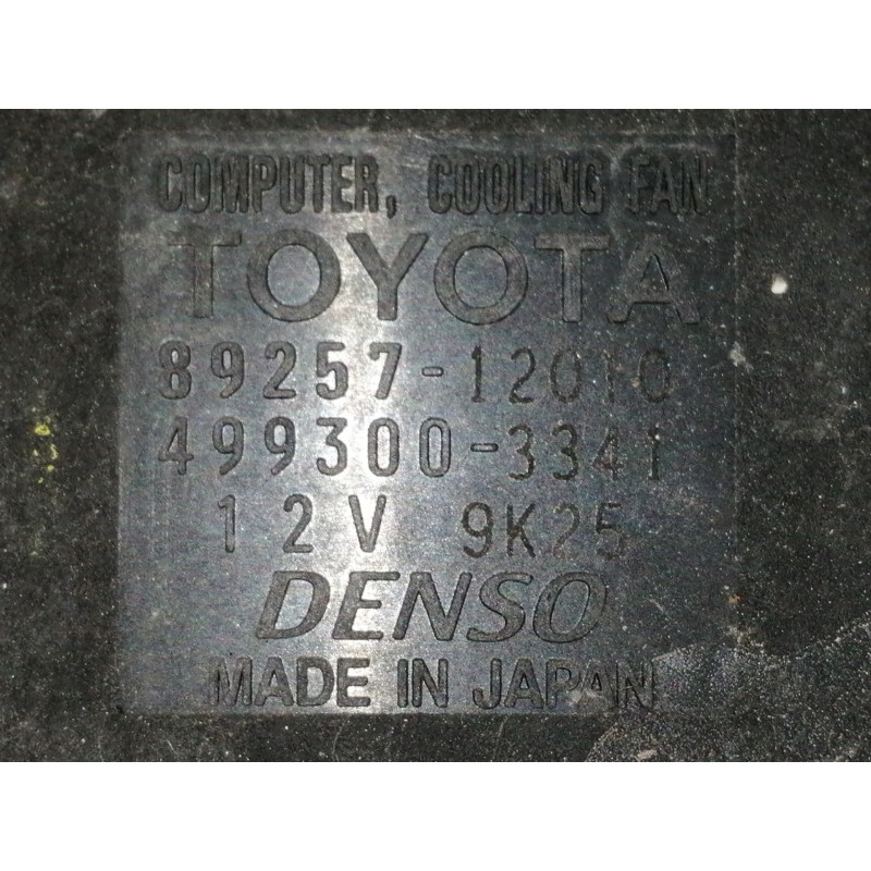 Recambio de electroventilador para toyota auris 1.3 16v cat referencia OEM IAM 8925712010 4993003341 