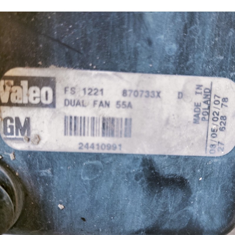 Recambio de electroventilador para opel vectra c berlina club referencia OEM IAM 24410991  