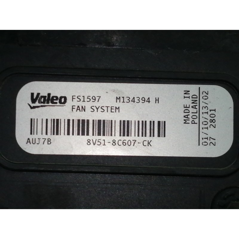 Recambio de electroventilador para ford b-max trend referencia OEM IAM 8V518C607CK FS1597 