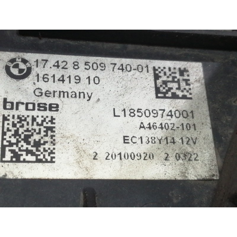 Recambio de electroventilador para bmw serie 5 lim. (f10) 520d referencia OEM IAM 16141910 17428509740 L1850974001