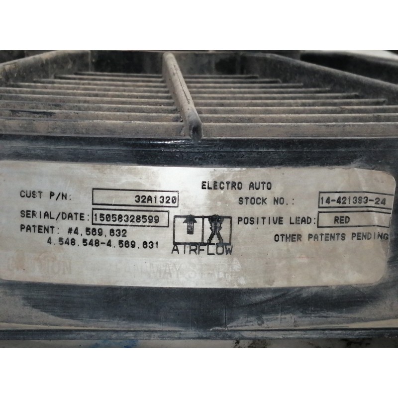 Recambio de electroventilador para iveco camion 60e12 lm3c6012 referencia OEM IAM 4569632 4548548 4569631 144213S324