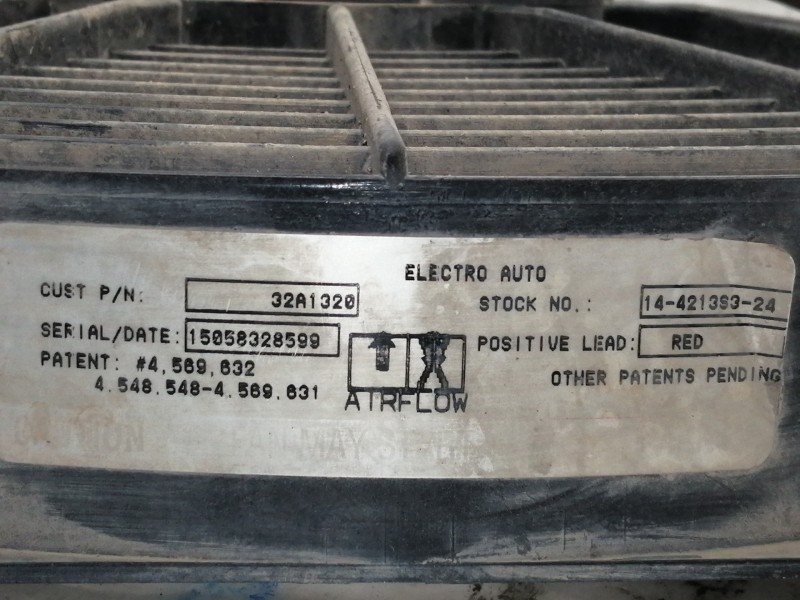 Recambio de electroventilador para iveco camion 60e12 lm3c6012 referencia OEM IAM 4569632 4548548 4569631 144213S324