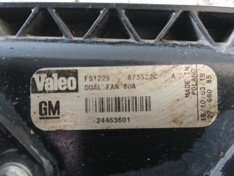 Recambio de electroventilador para opel vectra c berlina 3.0 v6 cdti cat (y 30 dt / lb5) referencia OEM IAM 24453601 873522C FS1