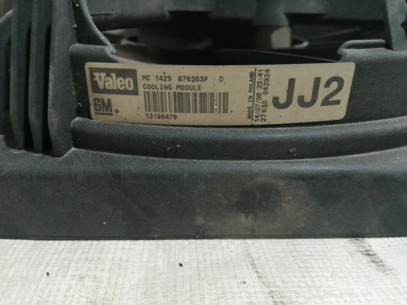 Recambio de electroventilador para opel vectra c berlina elegance referencia OEM IAM 876364B 13196479 13196481 