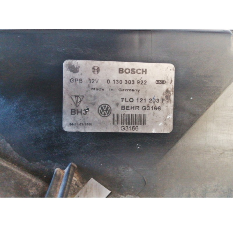 Recambio de electroventilador para volkswagen touareg (7la) tdi r5 referencia OEM IAM 0130303922 7LO121203F G3166 