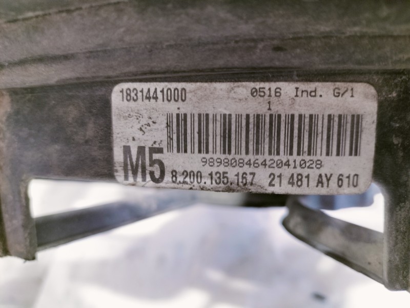 Recambio de electroventilador para renault modus dynamique referencia OEM IAM 1831442016E 831717016D 1831441000 9898084642041028