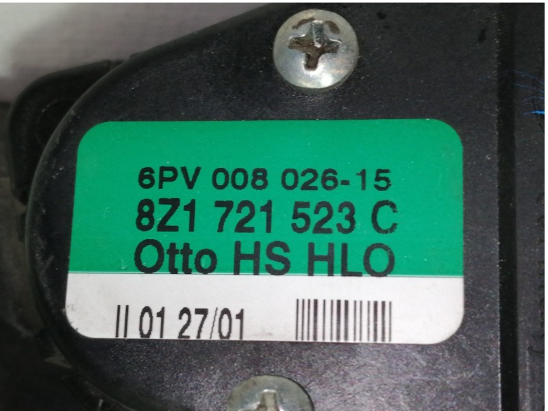 Recambio de pedal acelerador para audi a2 (8z) 1.4 style referencia OEM IAM 8Z1721523C 6PV00802615 