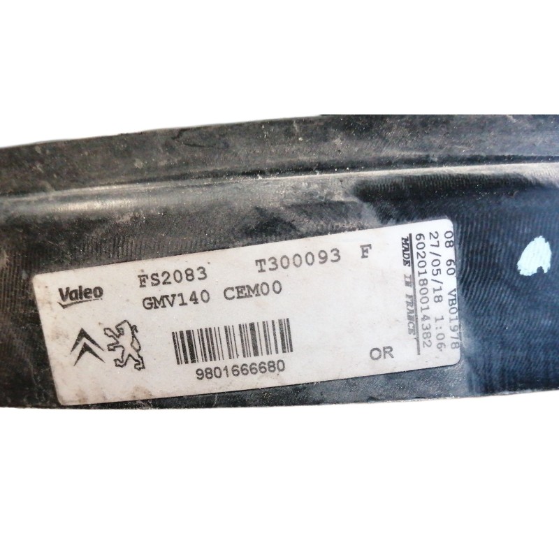 Recambio de electroventilador para citroën c3 feel referencia OEM IAM T300093 980166680 FS2083 / GMV140