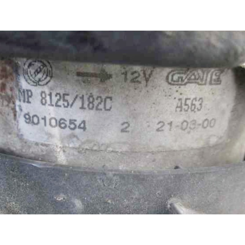Recambio de electroventilador para fiat brava (182) jtd 105 / 100 sx referencia OEM IAM 9010654  
