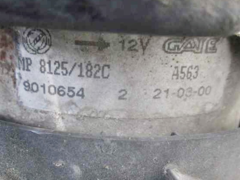 Recambio de electroventilador para fiat brava (182) jtd 105 / 100 sx referencia OEM IAM 9010654  