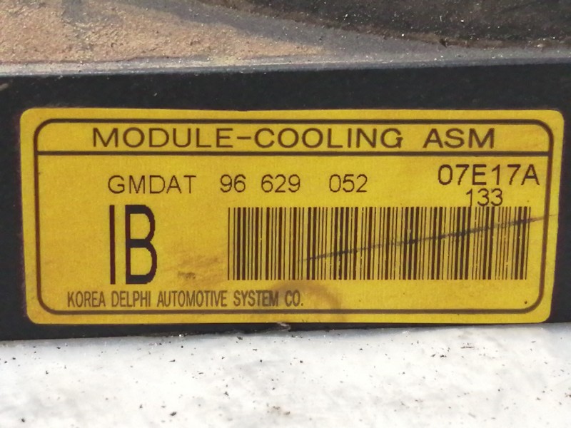 Recambio de electroventilador para chevrolet captiva 2.0 vcdi lt referencia OEM IAM 96629052 07E17A 