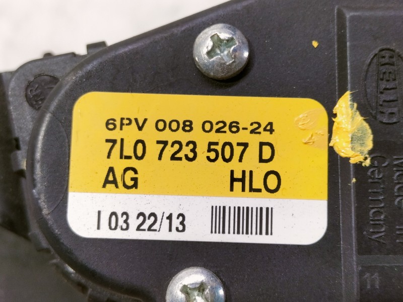 Recambio de pedal acelerador para volkswagen touareg (7p5) v6 tdi bluemotion referencia OEM IAM 7L0723507D 6PV00802624 PEDAL Y P