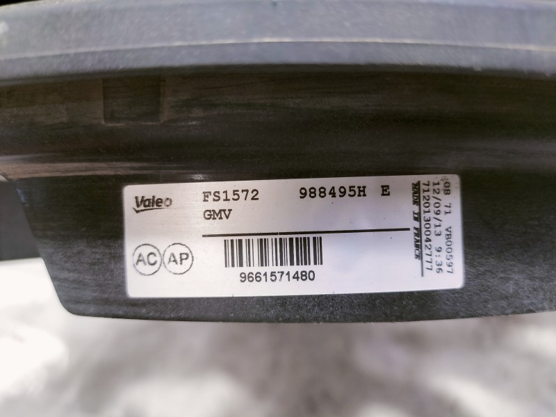 Recambio de electroventilador para citroën berlingo station wagon sx multispace referencia OEM IAM 988495HE FS1572 9661571480  F