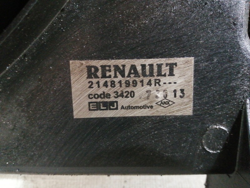 Recambio de electroventilador para dacia duster sl audacia 4x2 referencia OEM IAM 214819914R  