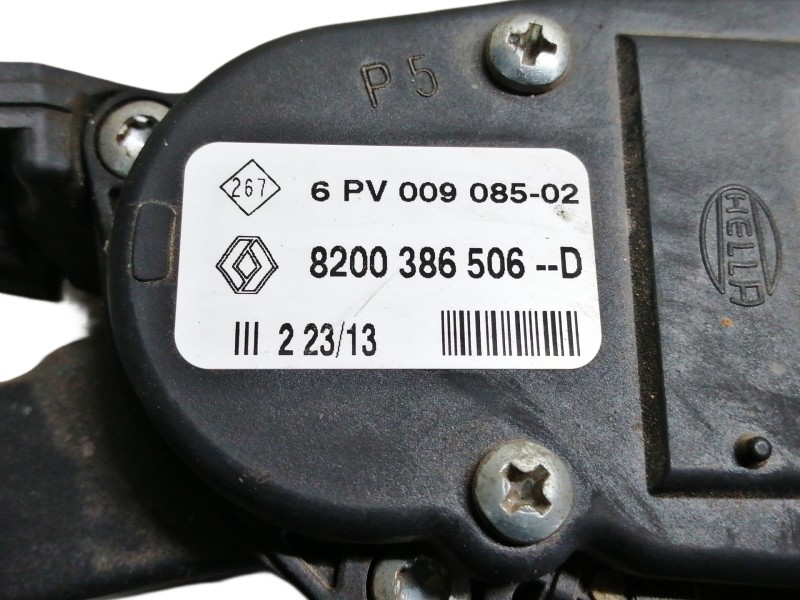 Recambio de pedal acelerador para dacia duster sl audacia 4x2 referencia OEM IAM 8200386506D PV00908502 