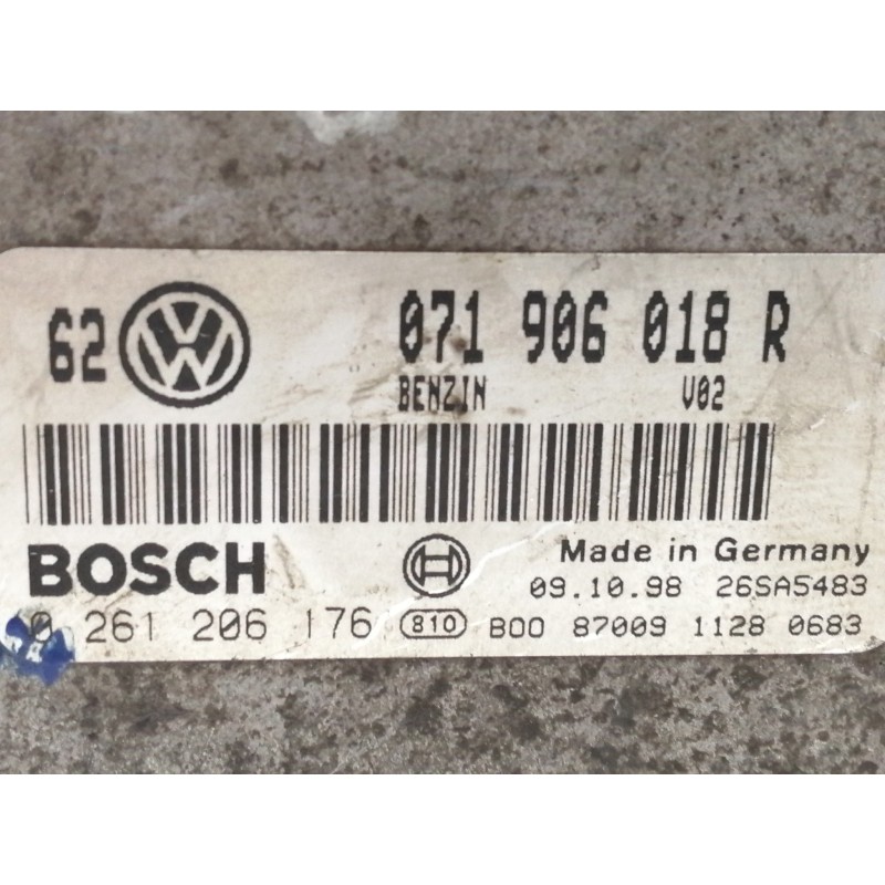 Recambio de centralita motor uce para volkswagen bora berlina (1j2) referencia OEM IAM 071906018R 0261206176 26SA5483