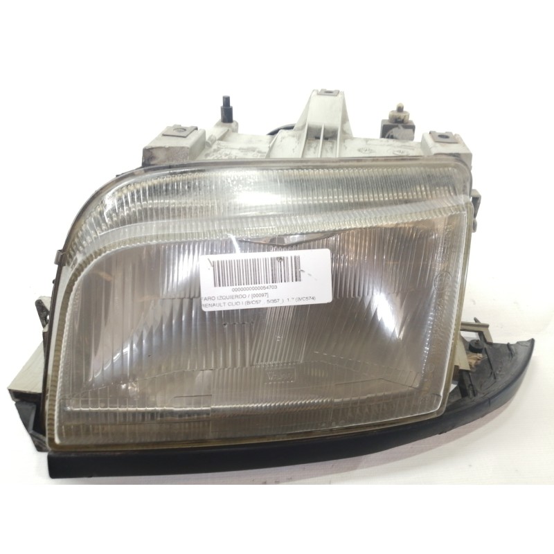 Recambio de faro izquierdo para renault clio i fase i+ii (b/c57) referencia OEM IAM   