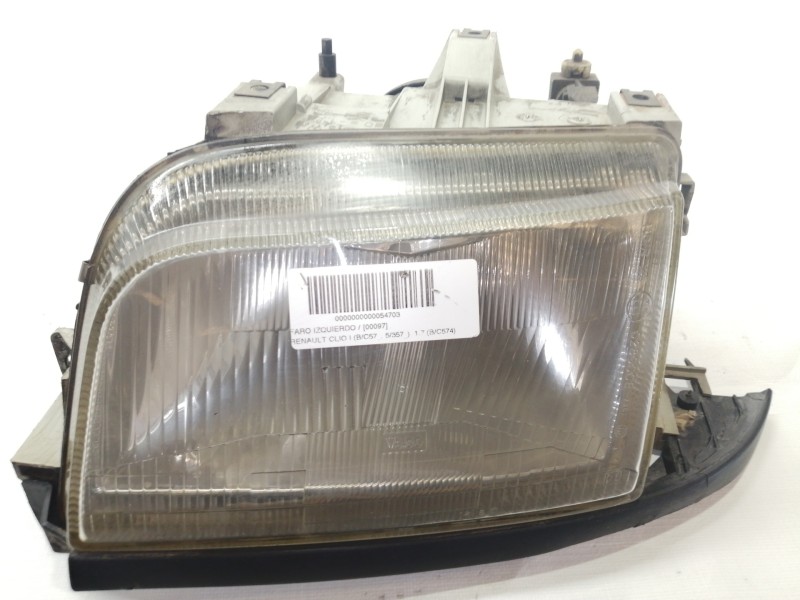 Recambio de faro izquierdo para renault clio i fase i+ii (b/c57) referencia OEM IAM   