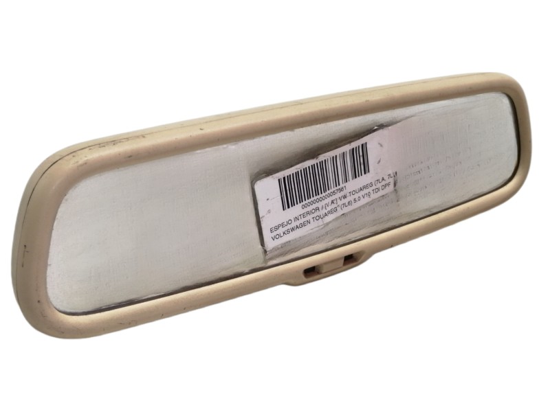 Recambio de espejo interior para volkswagen touareg (7l6) 5.0 v10 tdi dpf referencia OEM IAM 7L0857511  