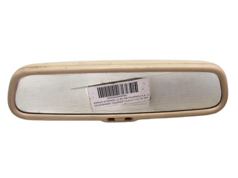Recambio de espejo interior para volkswagen touareg (7l6) 5.0 v10 tdi dpf referencia OEM IAM 7L0857511  