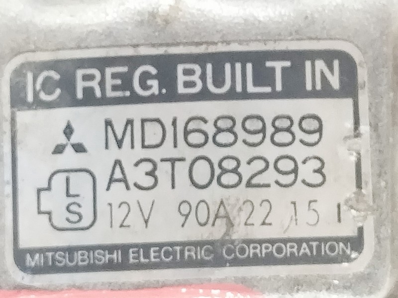 Recambio de alternador para mitsubishi montero (v20/v40) referencia OEM IAM MD168989  