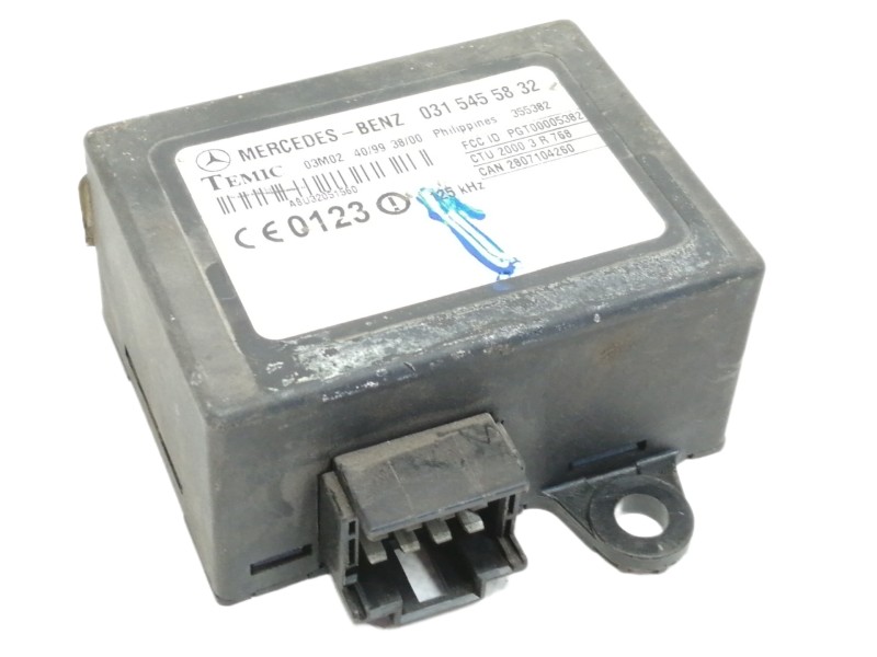 Recambio de centralita inmovilizador para mercedes-benz vito (w638) caja cerrada 112 cdi  (638.094) referencia OEM IAM 031545583