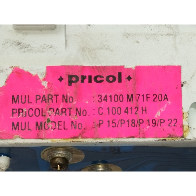 Recambio de cuadro instrumentos para suzuki alto sh 410 (ef) 1.0 cat referencia OEM IAM 34100M71F20A  