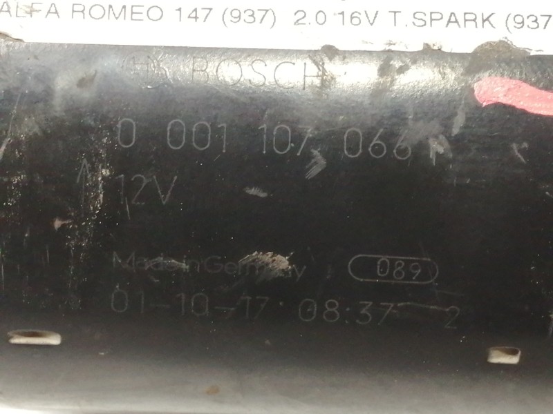 Recambio de motor arranque para alfa romeo 147 (190) 2.0 16v cat referencia OEM IAM 0001107066  
