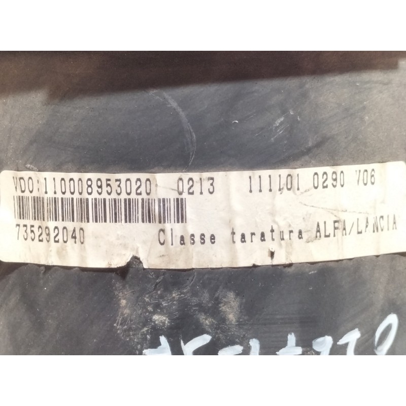 Recambio de cuadro instrumentos para alfa romeo 147 (190) 2.0 16v cat referencia OEM IAM 110008953020  