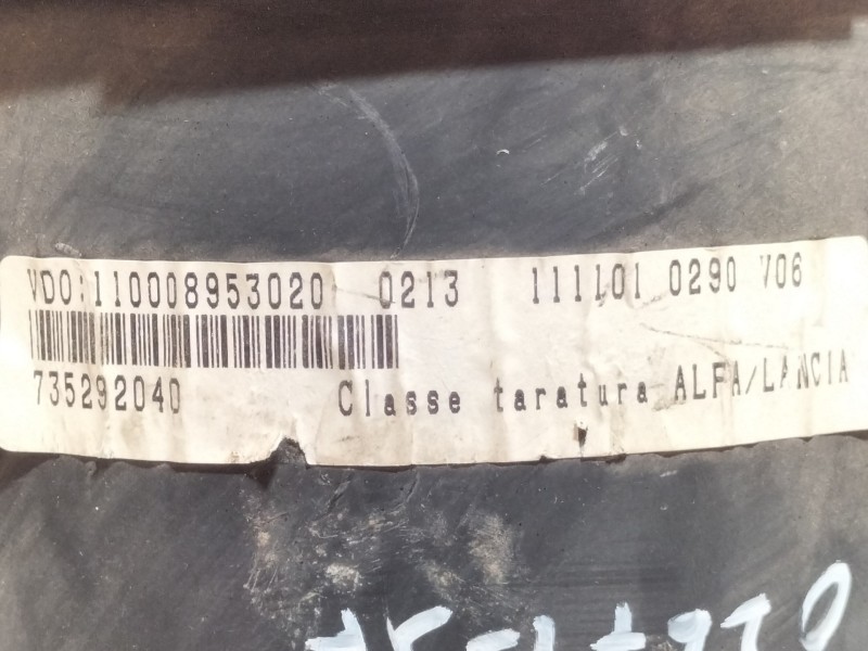 Recambio de cuadro instrumentos para alfa romeo 147 (190) 2.0 16v cat referencia OEM IAM 110008953020  