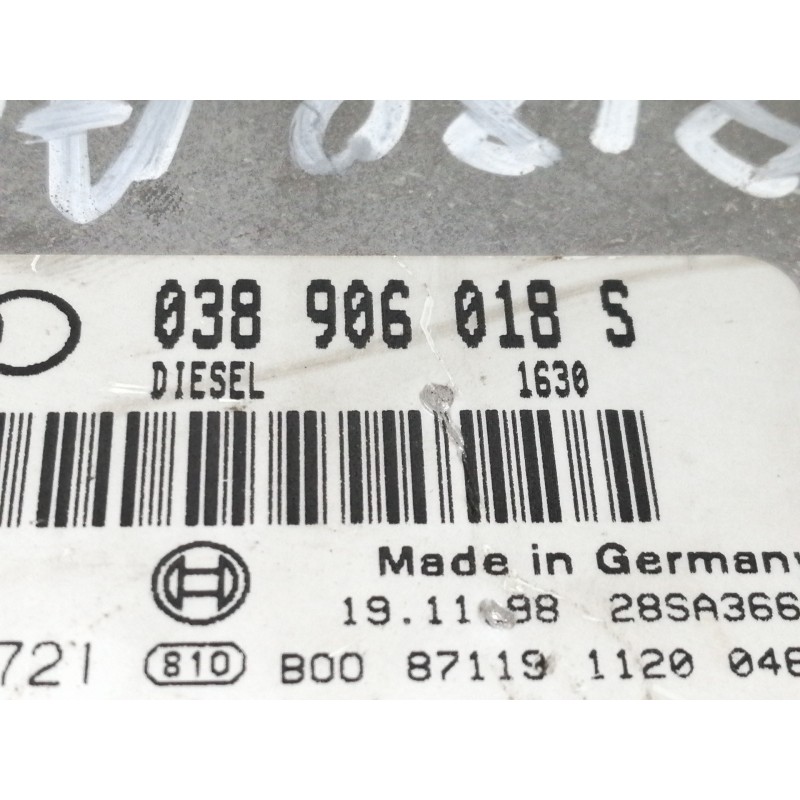 Recambio de centralita motor uce para audi a4 avant (b5) referencia OEM IAM 0281001721  