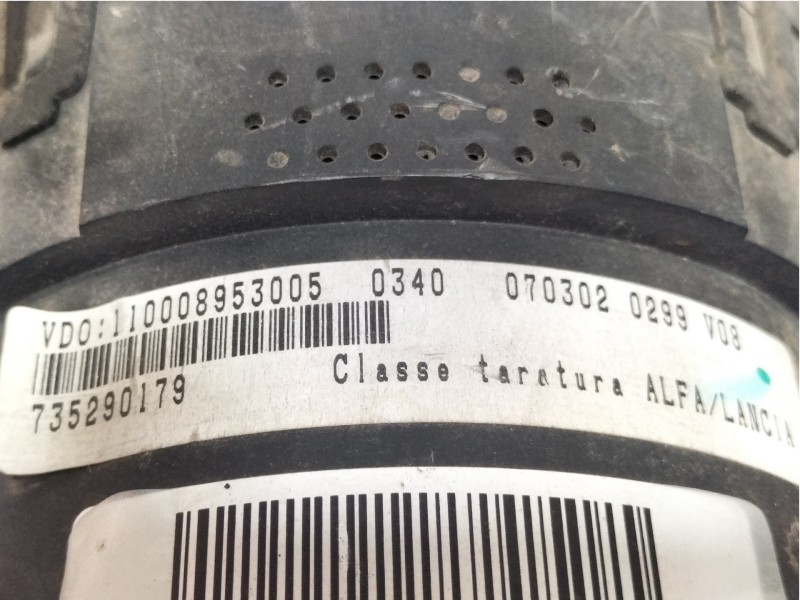 Recambio de cuadro instrumentos para alfa romeo 147 (190) 1.6 16v cat referencia OEM IAM 110008953005  