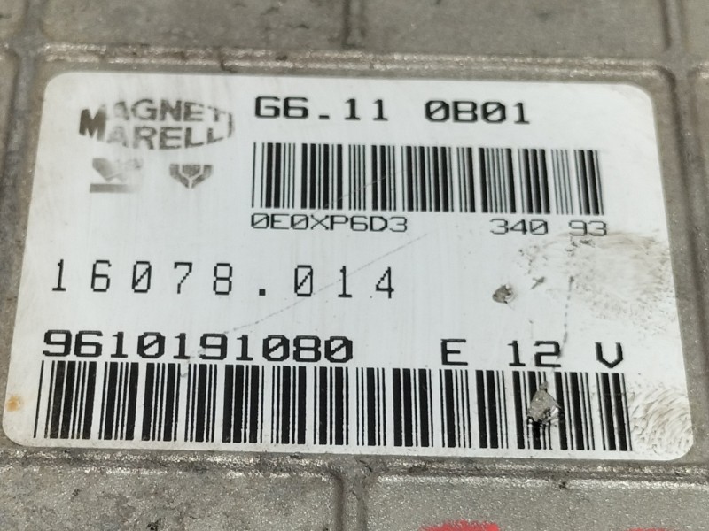 Recambio de centralita motor uce para citroën ax referencia OEM IAM 9610191080  