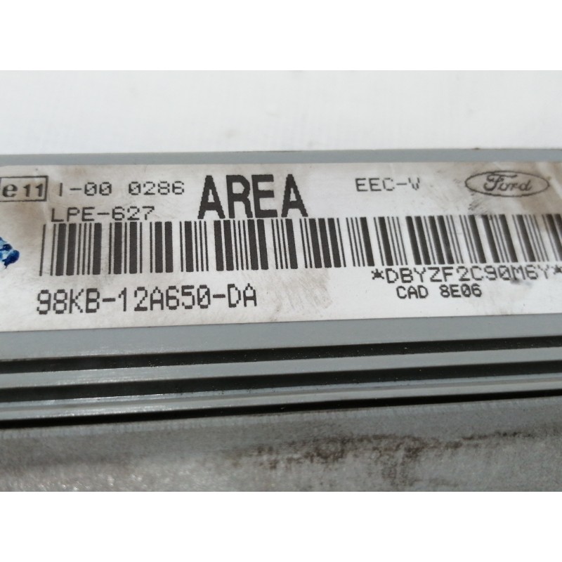 Recambio de centralita motor uce para ford ka (ccq) 1.3 cat referencia OEM IAM 98KB12A650DA  