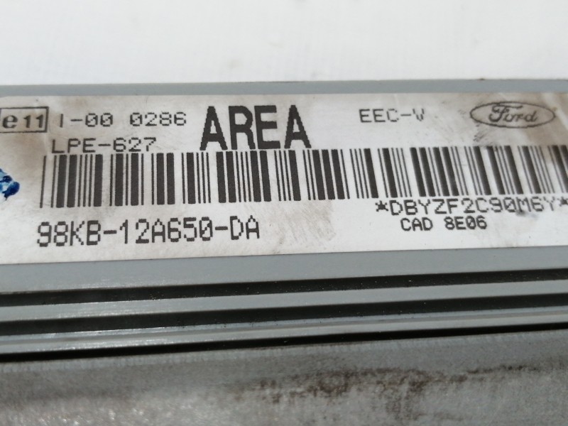 Recambio de centralita motor uce para ford ka (ccq) 1.3 cat referencia OEM IAM 98KB12A650DA  