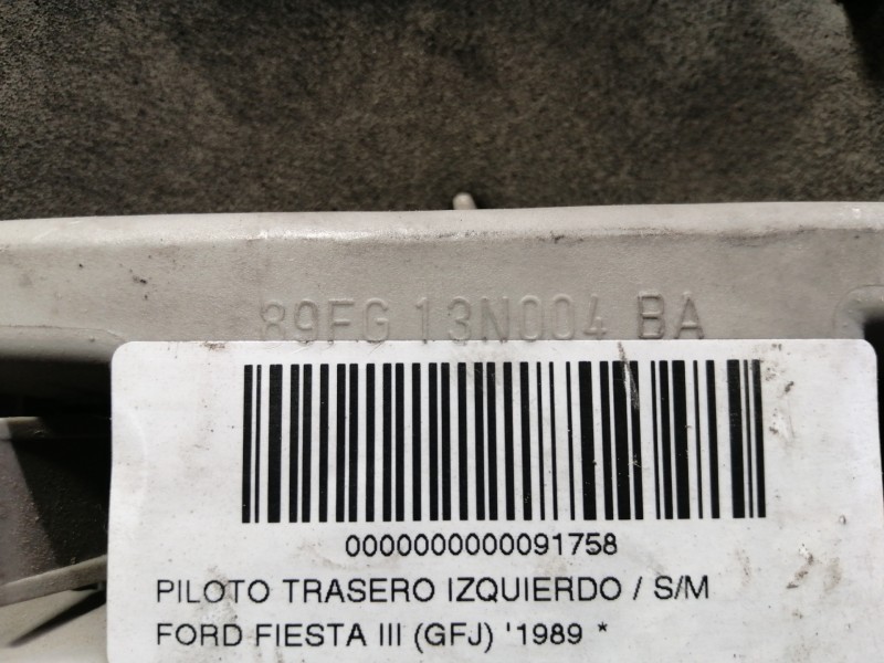 Recambio de piloto trasero izquierdo para ford fiesta berl./courier courier furg. referencia OEM IAM 89FG13N004BA  