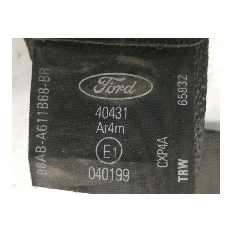 Recambio de cinturon seguridad trasero izquierdo para ford focus berlina (cak) ambiente referencia OEM IAM 98ABA611B68BR  