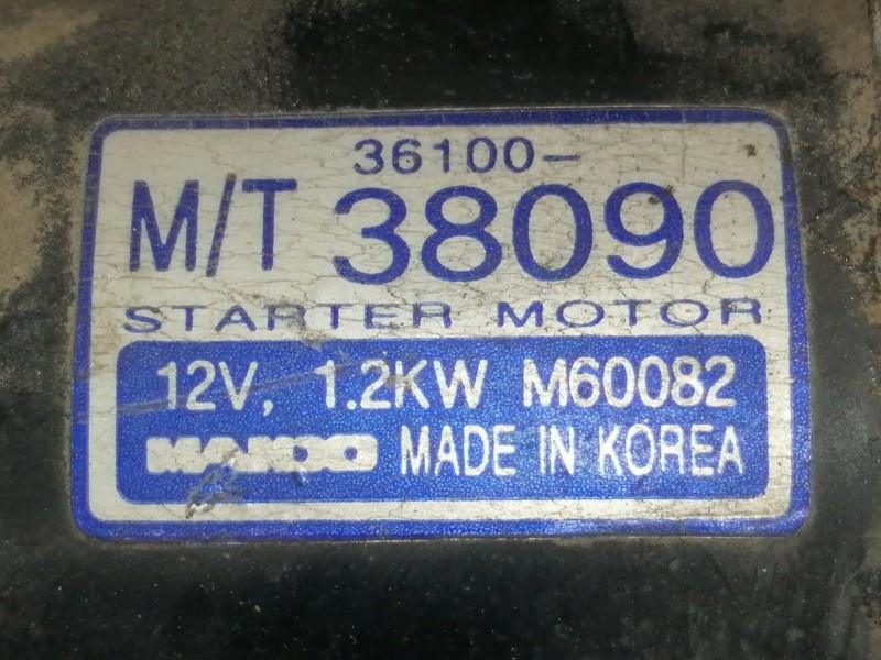Recambio de motor arranque para hyundai sonata (y4) 2.0 16v cat referencia OEM IAM 3610038090 M60082 