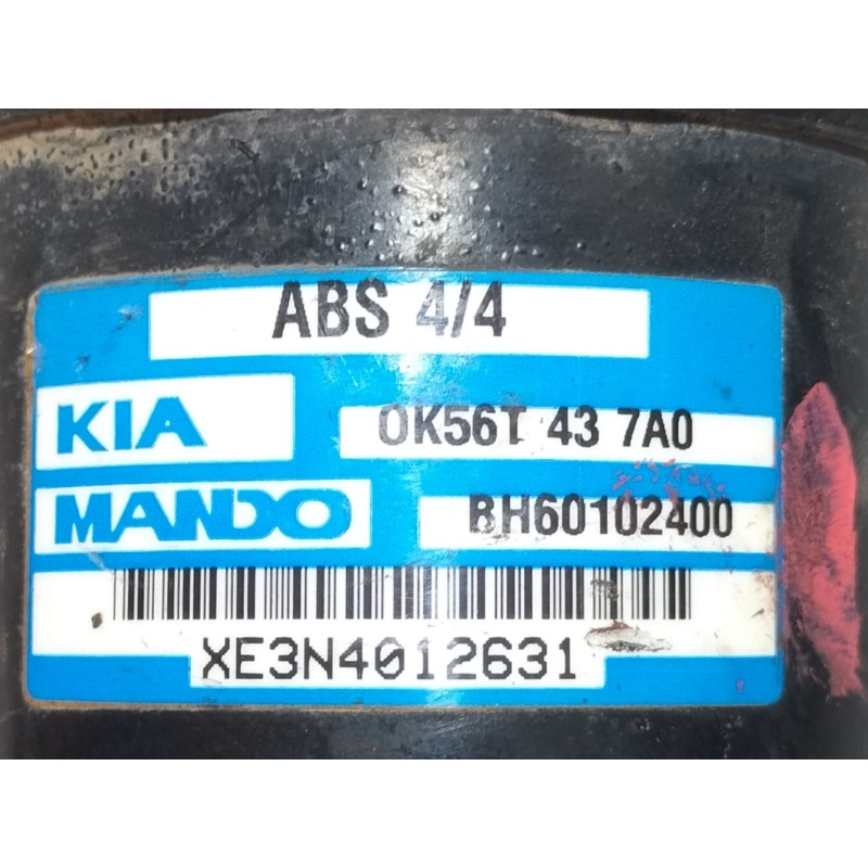 Recambio de abs para kia carnival ii 2.9 crdi cat referencia OEM IAM 0K56T437A0  