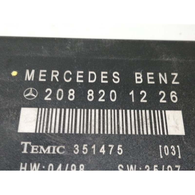 Recambio de centralita cierre para mercedes-benz clase e (w210) berlina referencia OEM IAM 2088201226  