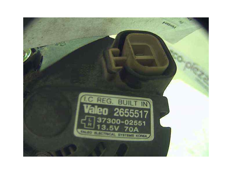 Recambio de alternador para hyundai getz (tb) 1.1 12v cat referencia OEM IAM 3730002551  