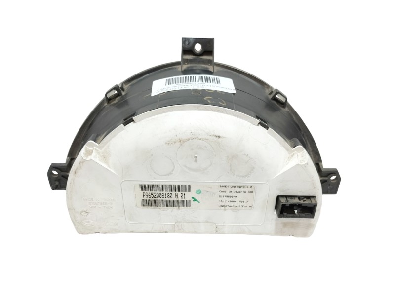 Recambio de cuadro instrumentos para citroën c3 1.4 16v referencia OEM IAM P9652008180  